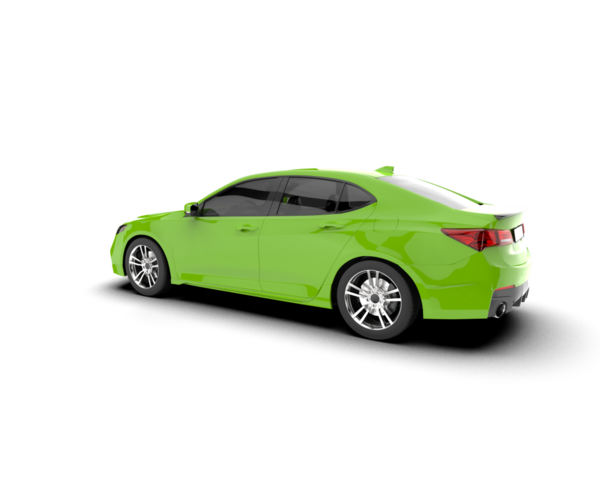 Modern araba. izole edilmiş 3d görüntüleme.