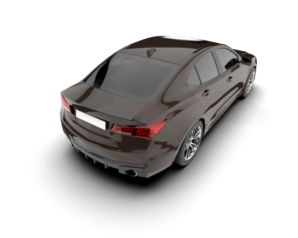 beyaz arka planda modern araba