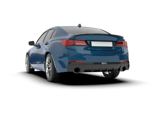 araba modern aile beyaz arka planda izole