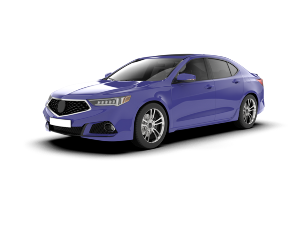 Araba beyaz arka planda izole edilmiş. 3d oluşturma