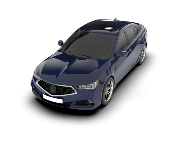 koyu modern araba arka planda izole