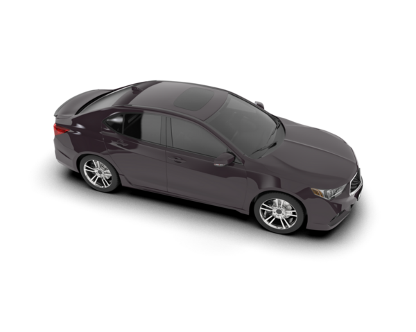 gölgeli modern araba