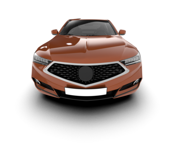 Arka planda izole edilmiş gerçekçi bir SUV aracı. 3D görüntüleme - illüstrasyon