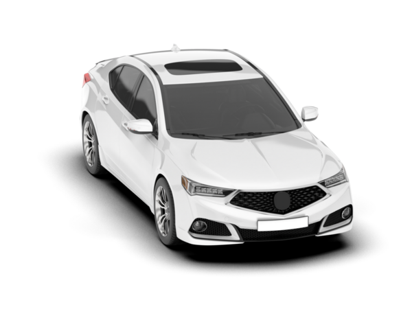 gerçekçi 3 boyutlu araba çizimi - vektör