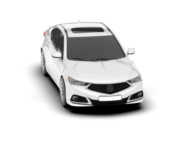 modern beyaz araba izole edilmiş arkaplan