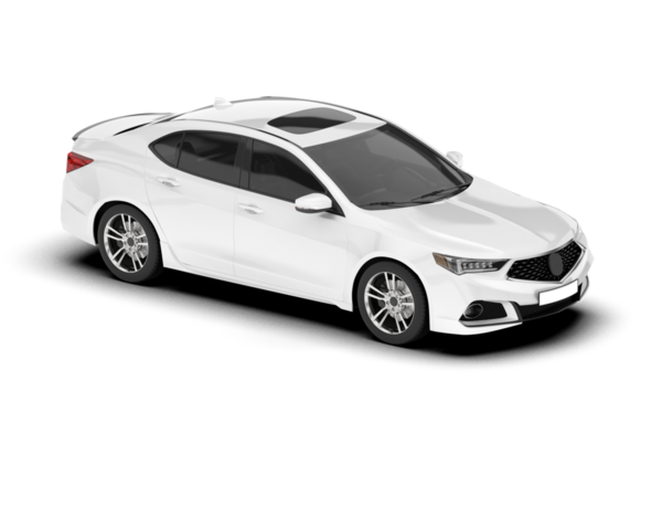 Siyah arka planı olan beyaz bir araba..