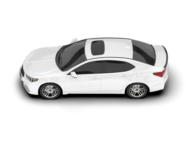 araba beyaz arkaplanda izole edildi.