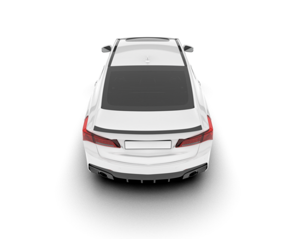 gerçekçi modern araba. Yan görünüş. vektör illüstrasyonu.