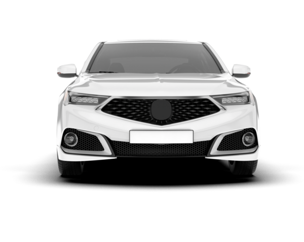 Beyaz arka planda izole edilmiş modern lüks araba. 3d oluşturma