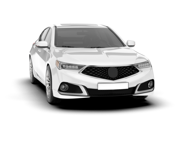 Araba beyaz arka planda izole edilmiş. Vektör çizimi. en üstteki görünüm.