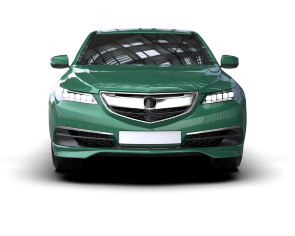 Siyah arka planda lüks bir araba. 3d oluşturma