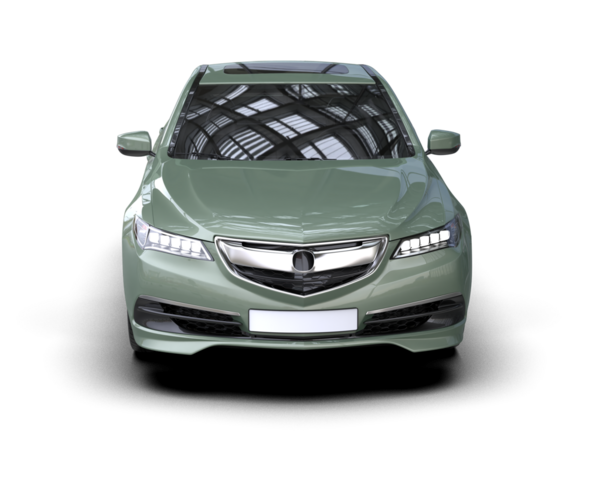 modern otomobil arka planda izole edildi