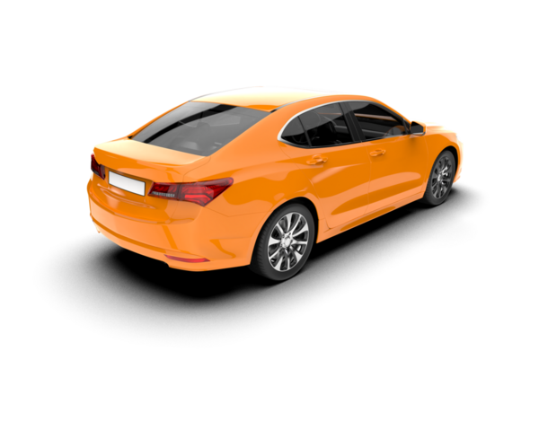 gerçekçi modern araba. vektör illüstrasyonu.