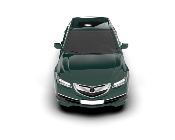 modern yeşil şehir arabası