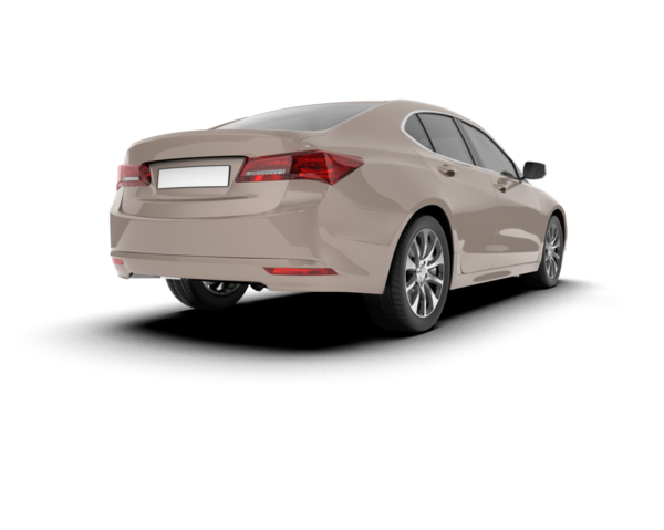 modern lüks sedan araba beyaz arka planda izole