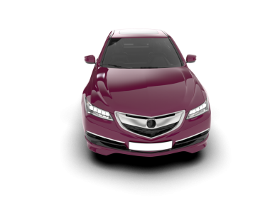 Beyaz arka planda modern bir araba. 3d illüstrasyon