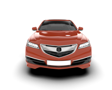 modern otomobil arka planda izole edildi