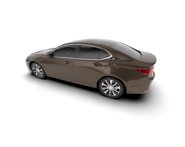 Modern lüks araba beyaz zemin üzerine.