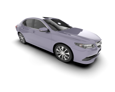 Gri arka planda modern araba