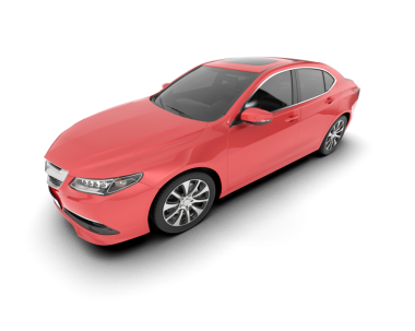 modern sedan araba beyaz arka planda izole