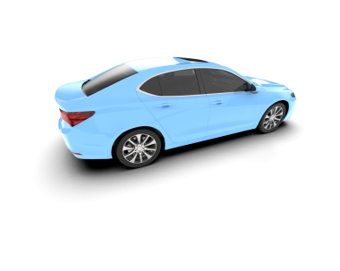 Beyaz arka planda izole edilmiş modern lüks araba. 3d oluşturma.