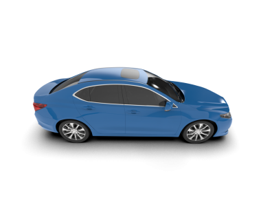 modern araba beyaz arkaplanda izole edildi