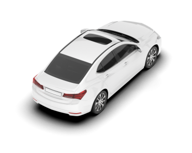 Araba beyaz arka plan. izole edilmiş 3d illüstrasyon.