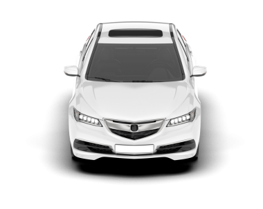 Beyaz arka planda modern bir araba. vektör illüstrasyonu