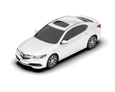 beyaz arka planda modern beyaz araba