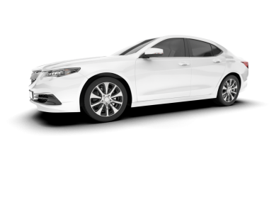 araba beyaz arkaplanda izole edildi