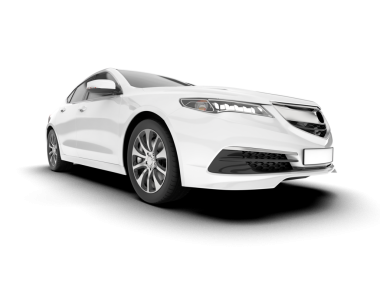 Beyaz arka planda modern araba. vektör illüstrasyonu