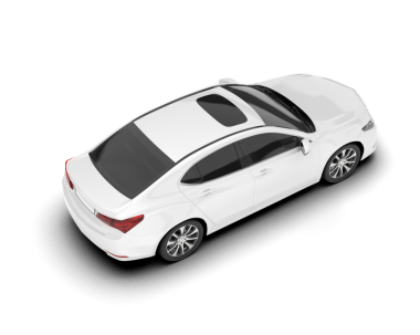 modern beyaz araba beyaz arka plan üzerinde izole