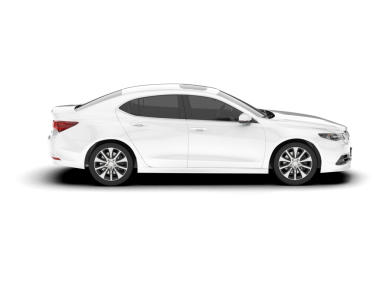 beyaz arka planda modern araba