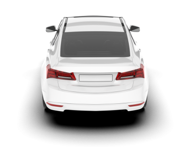 modern araba beyaz arkaplanda izole edildi