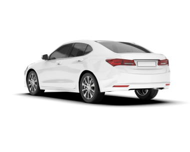 modern araba beyaz arkaplanda izole edildi