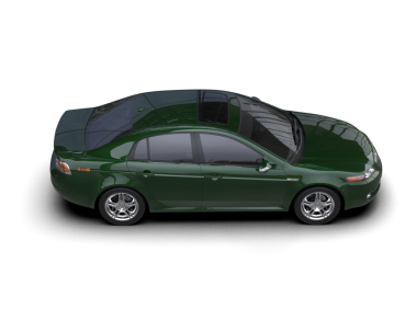 araba beyaz arkaplanda izole edildi