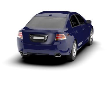 Gri arka planda modern lüks araba.