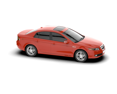 Beyaz arka plan üzerinde izole araç sedan