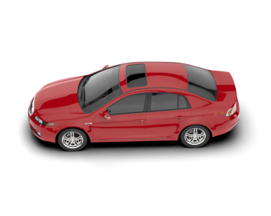 Gerçekçi bir araba. vektör illüstrasyonu