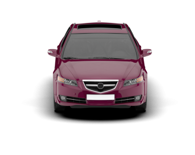 beyaz arkaplanda modern araba