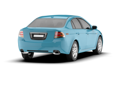 Araba beyaz arka planda izole edilmiş. 3 Boyutlu Hazırlama