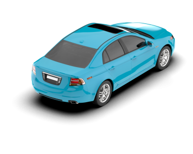 modern araba beyaz üzerine izole