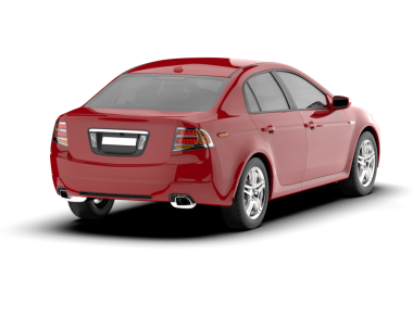 modern lüks araba izole