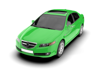 modern araba beyaz arka planda izole edildi. 3 boyutlu görüntüleme