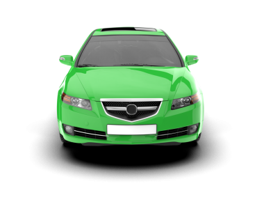 modern yeşil araba uzun gölgeli