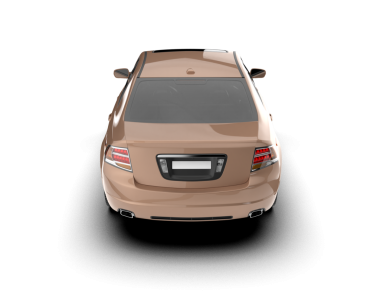 Araç 3 beyaz arkaplanda izole edildi - 3 boyutlu görüntüleme