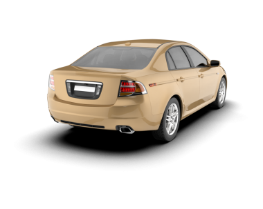 lüks kahverengi araba beyaz arka planda izole edilmiş.