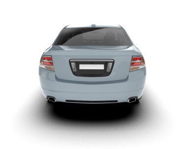 lüks araba arka görünümü