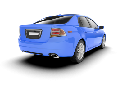 Gerçekçi bir araba. Yan görünüş. vektör illüstrasyonu