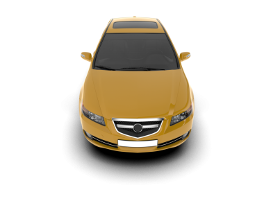 araba ön görünümü, vektör, gerçekçi, kenar görünüm